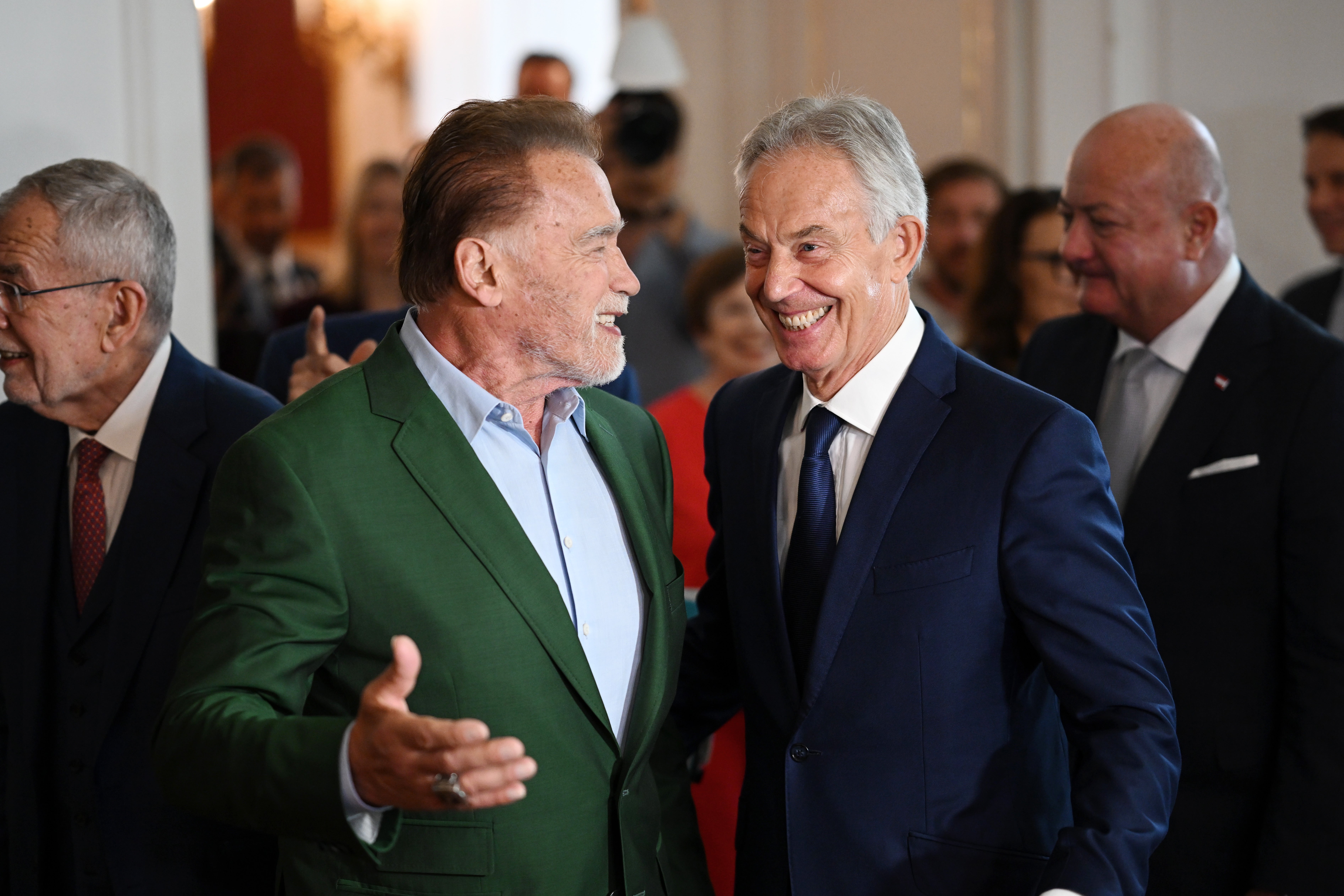 Speaking to CNN alongside former UK Prime Minister Tony Blair, Schwarzenegger said the opinions of the president should not impact the beliefs of others