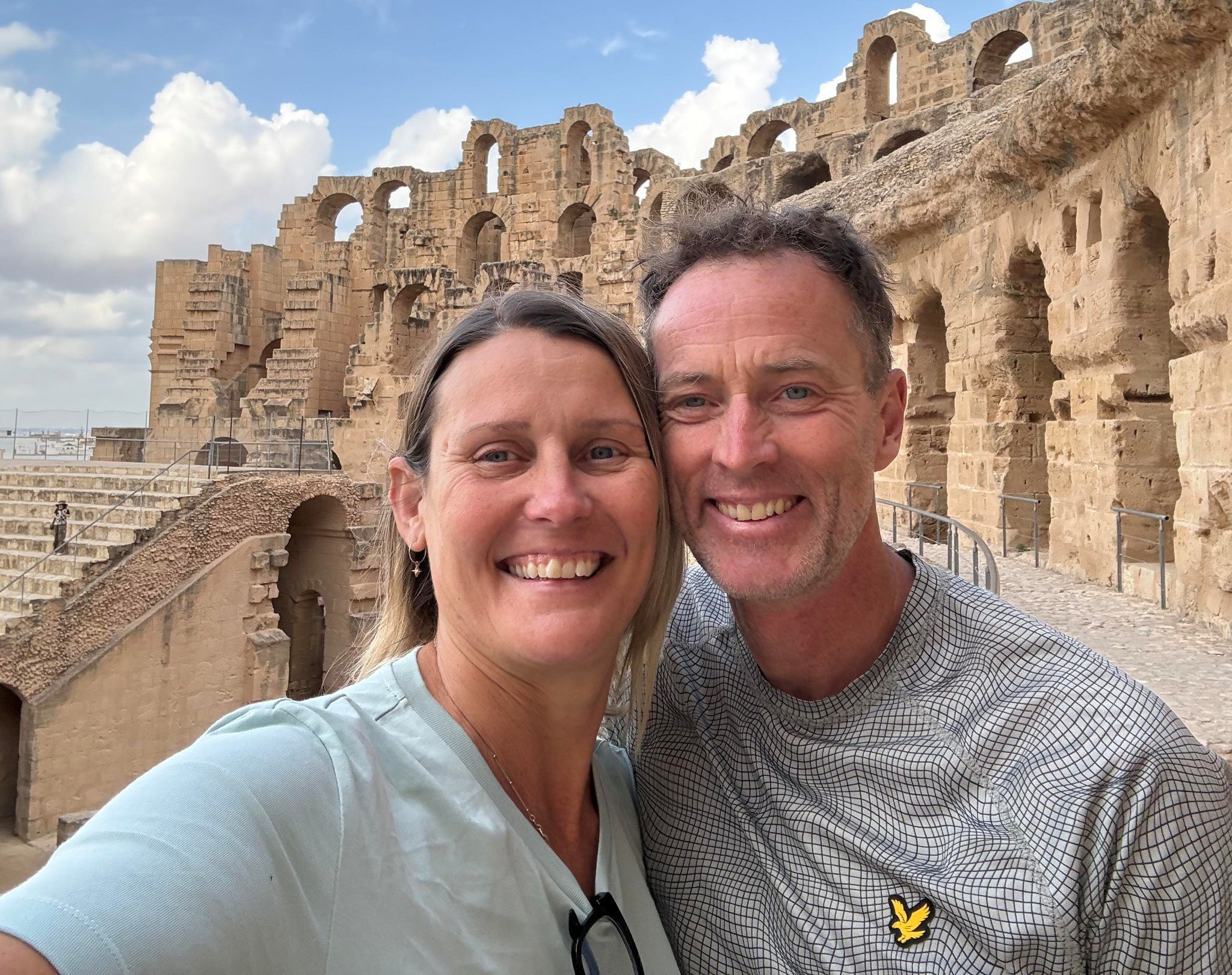 The pair was detained during a motorcycle tour worldwide in January and was later accused of espionage.