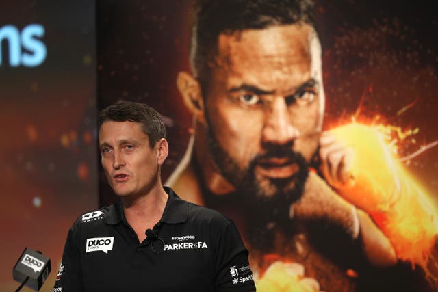 <p>Joseph Parker’s promoter David Higgins</p>