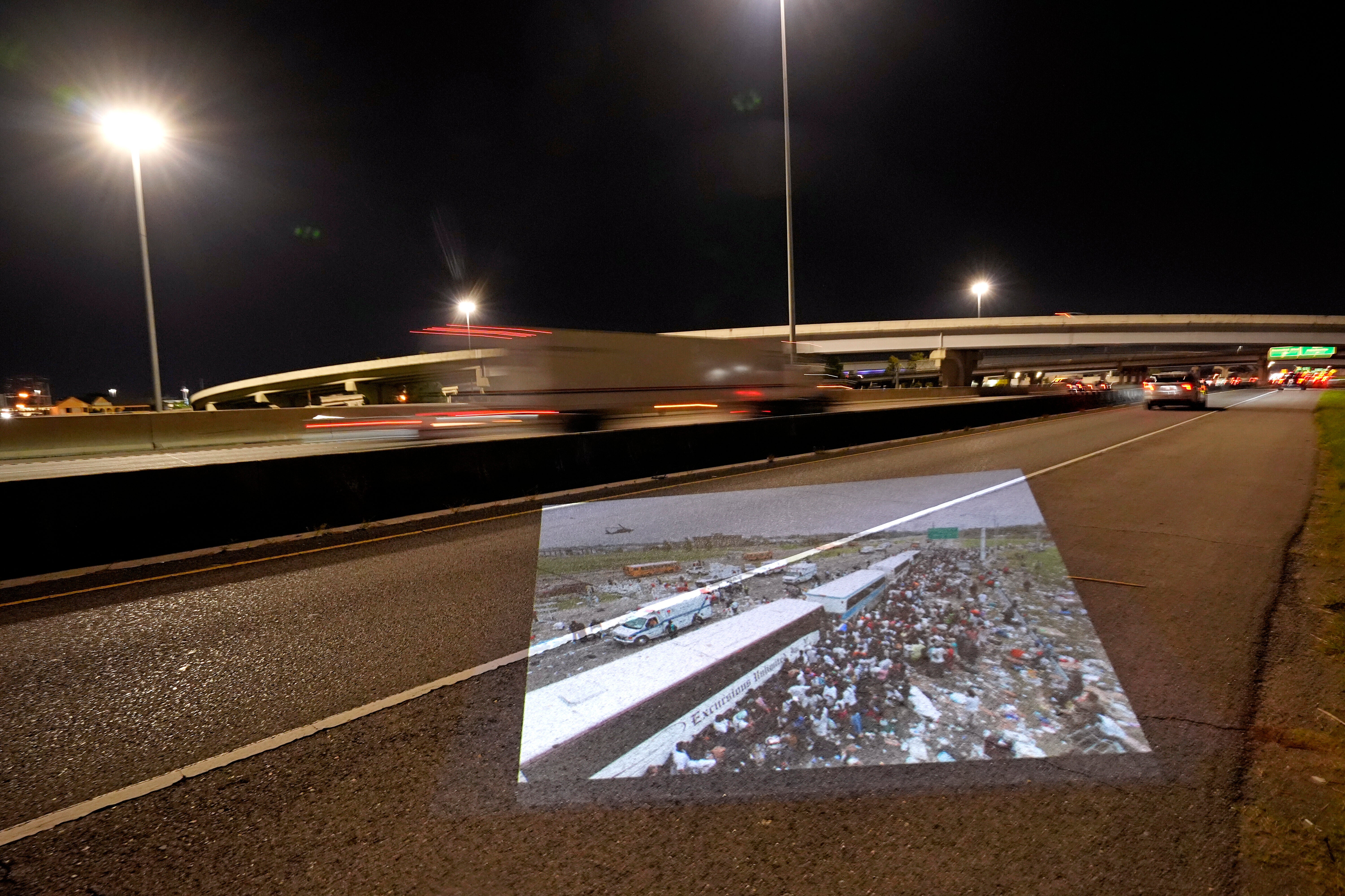 Katrina Photo Projections Photo Essay