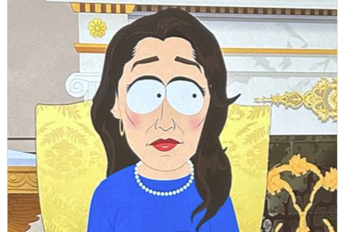 Anna Paulina Luna misses the joke and promotes South Park caricature that mocked her