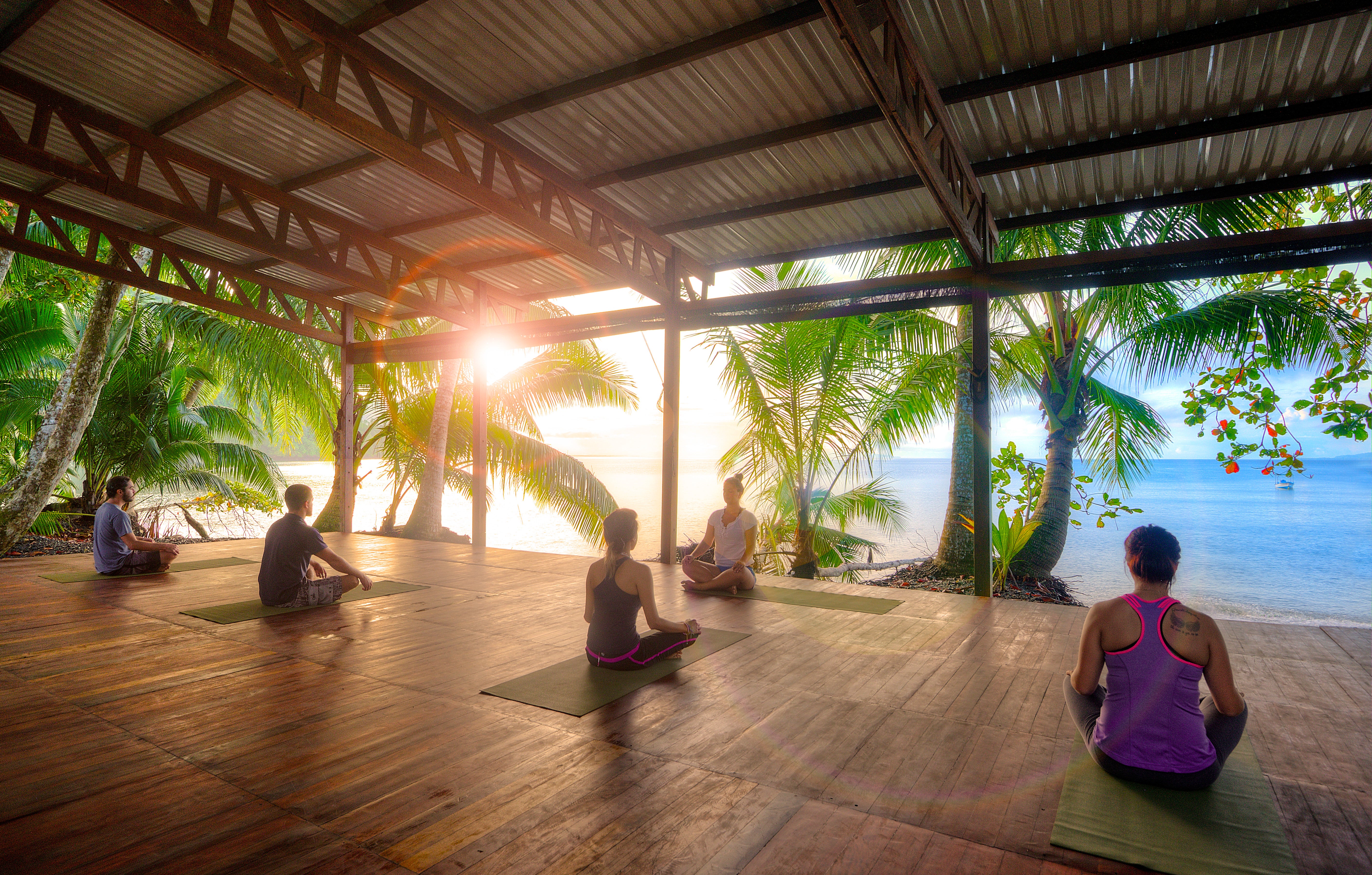 At one of Costa Rica’s off-grid retreats, you can enjoy holistic activities surrounded by nature