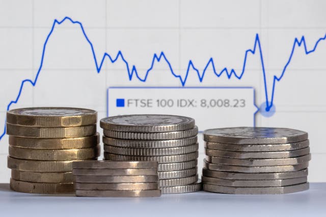 The London Stock Exchange website (PA)