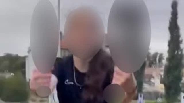 <p>The footage of the 12-year-old girl in Dundee has been circulating on social media </p>