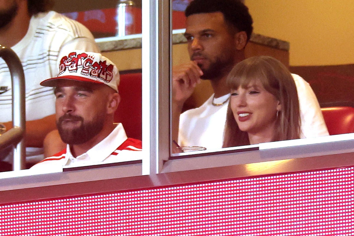 Taylor Swift and Travis Kelce make first public appearance as an engaged couple