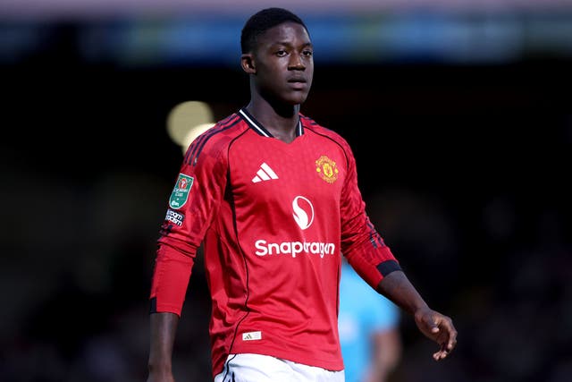 <p>Kobbie Mainoo featured in Manchester United’s Carabao Cup defeat to Grimsby</p>