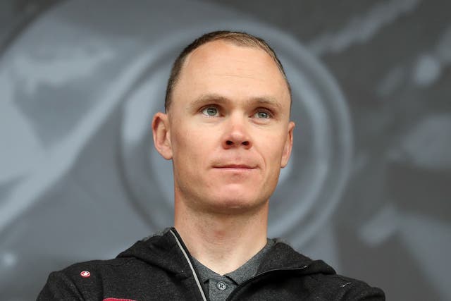 Chris Froome suffered serious injuries in a training accident earlier this week (Martin Rickett/PA)
