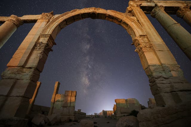 APTOPIX Syria Palmyra