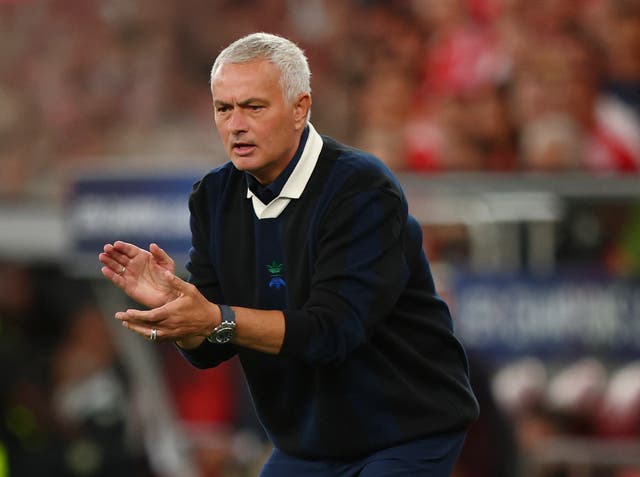 <p>Fenerbahce coach Jose Mourinho has been sacked after failing to qualify for the Champions League</p>