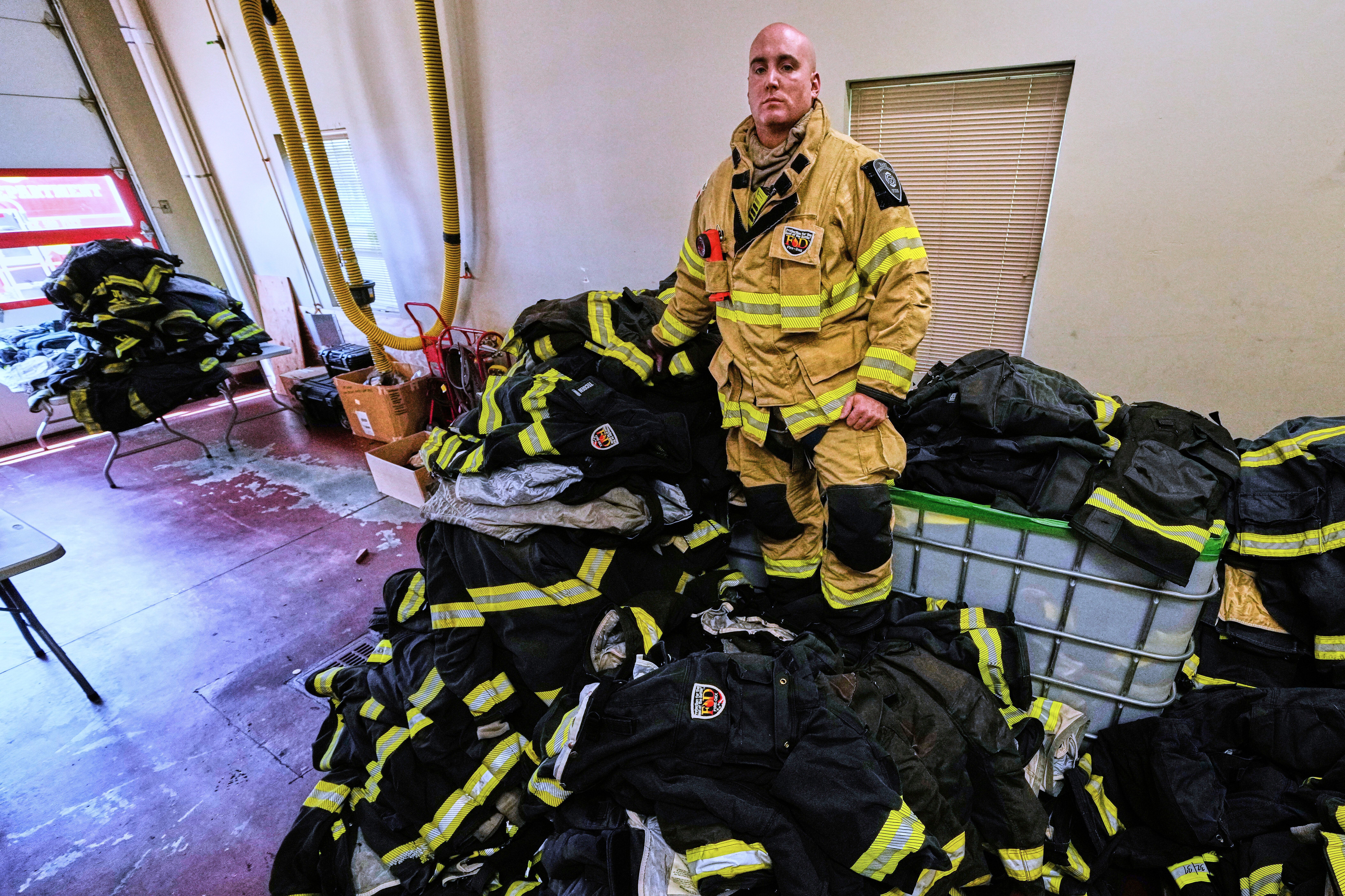 Firefighters Toxic Gear PFAS