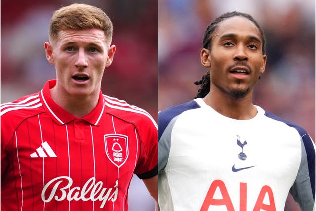 <p>Elliot Anderson and Djed Spence have been called up by England (PA Images)</p>