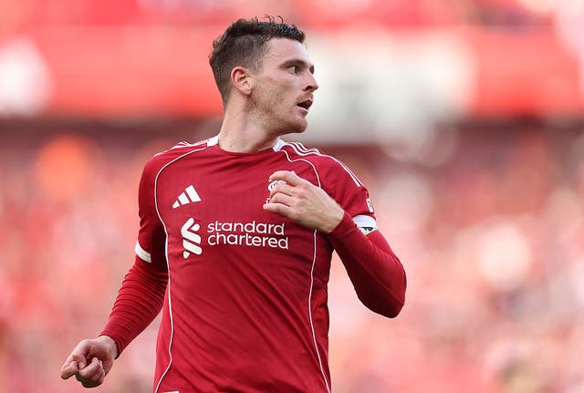<p>Andy Robertson has a new role in the Liverpool dressing room</p>
