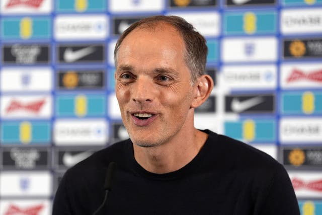 England manager Thomas Tuchel enjoys making tough decisions for his squad (Andrew Matthews/PA)