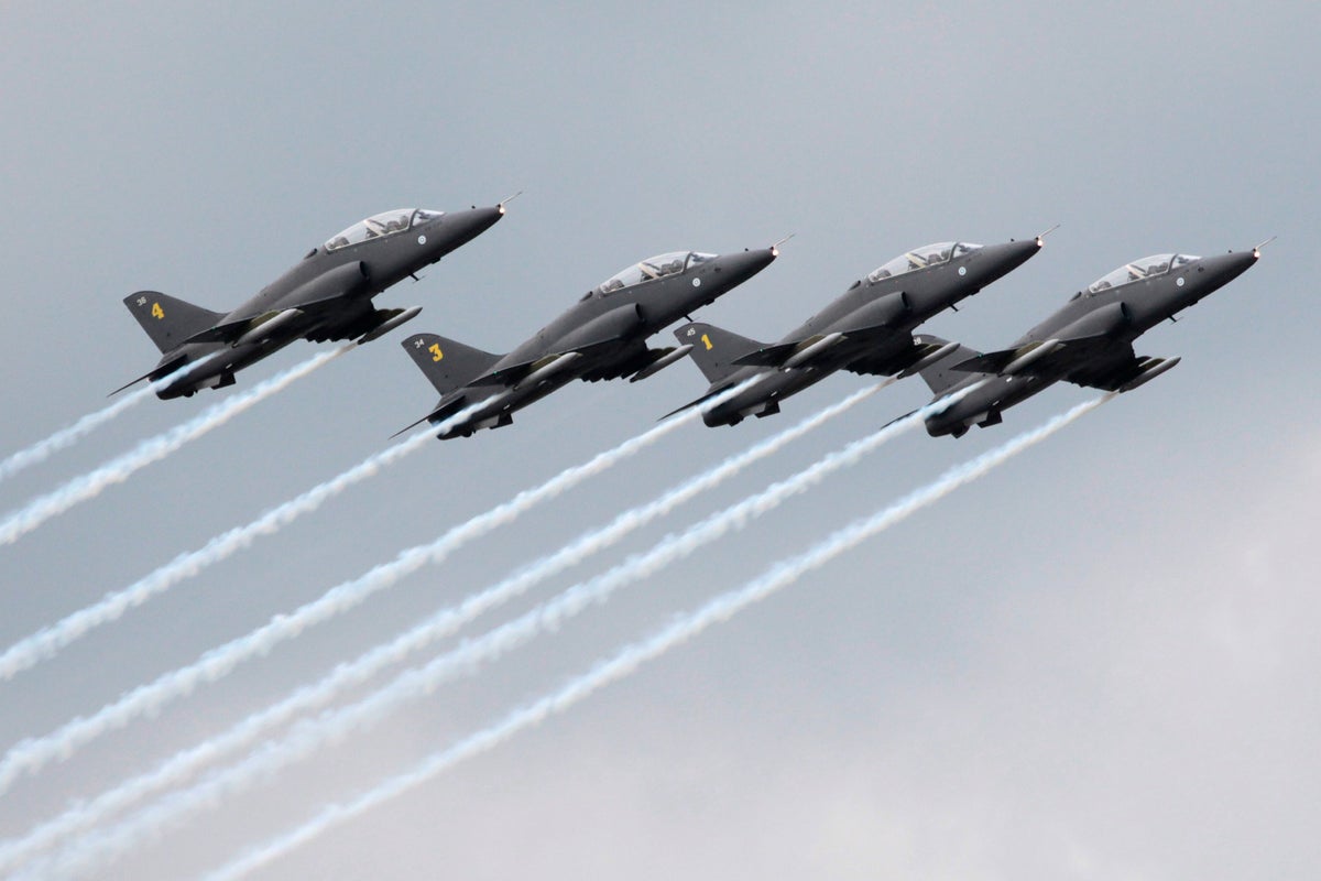Swastikas still linger on some flags in Finland's air force, but are on the way out