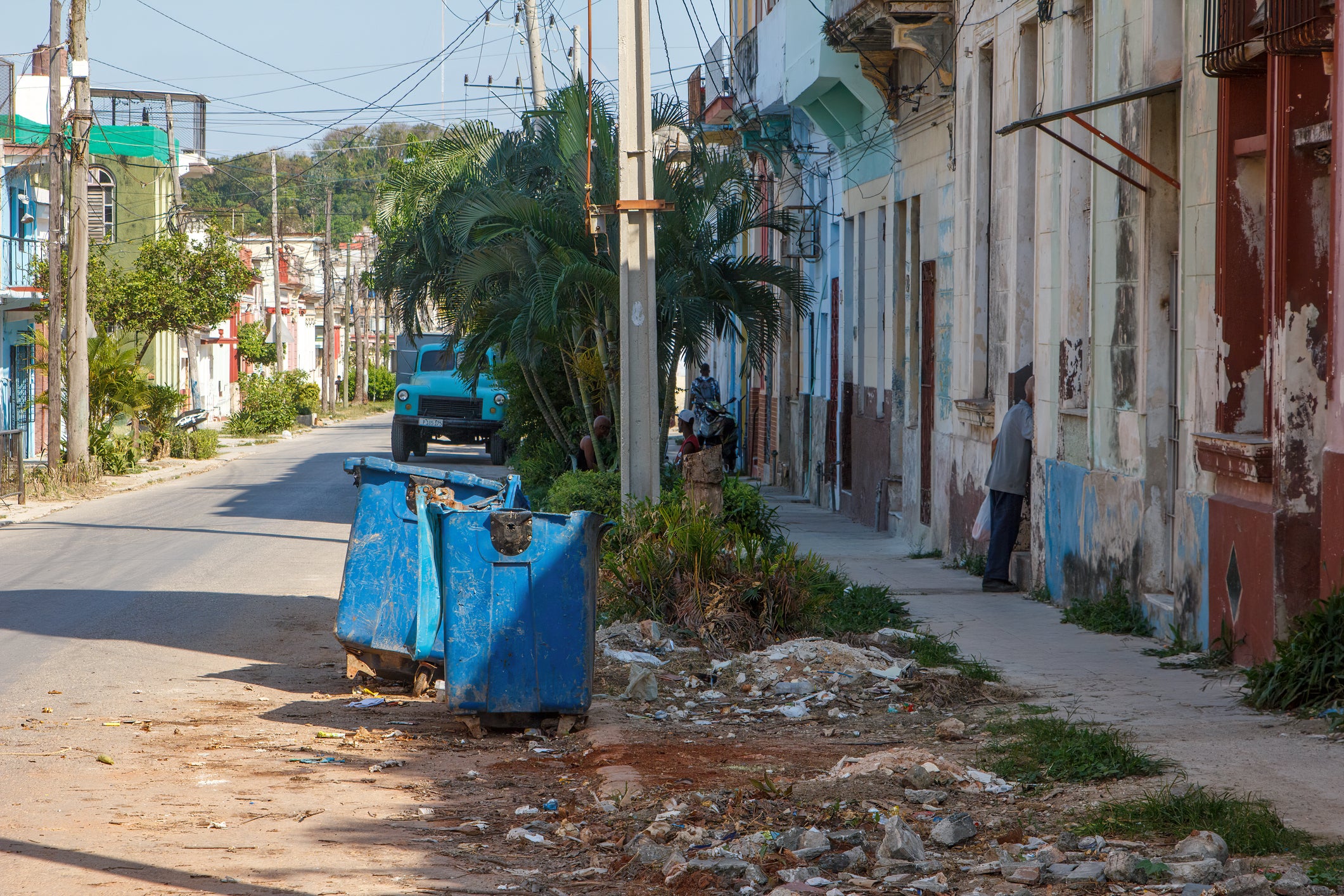 The country’s garbage problem has become particularly notable