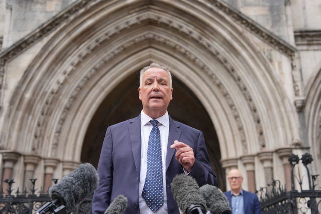 Christopher Whitbread, leader of Epping Forest District Council said he was ‘deeply disappointed’ following Friday’s ruling (Yui Mok/PA)