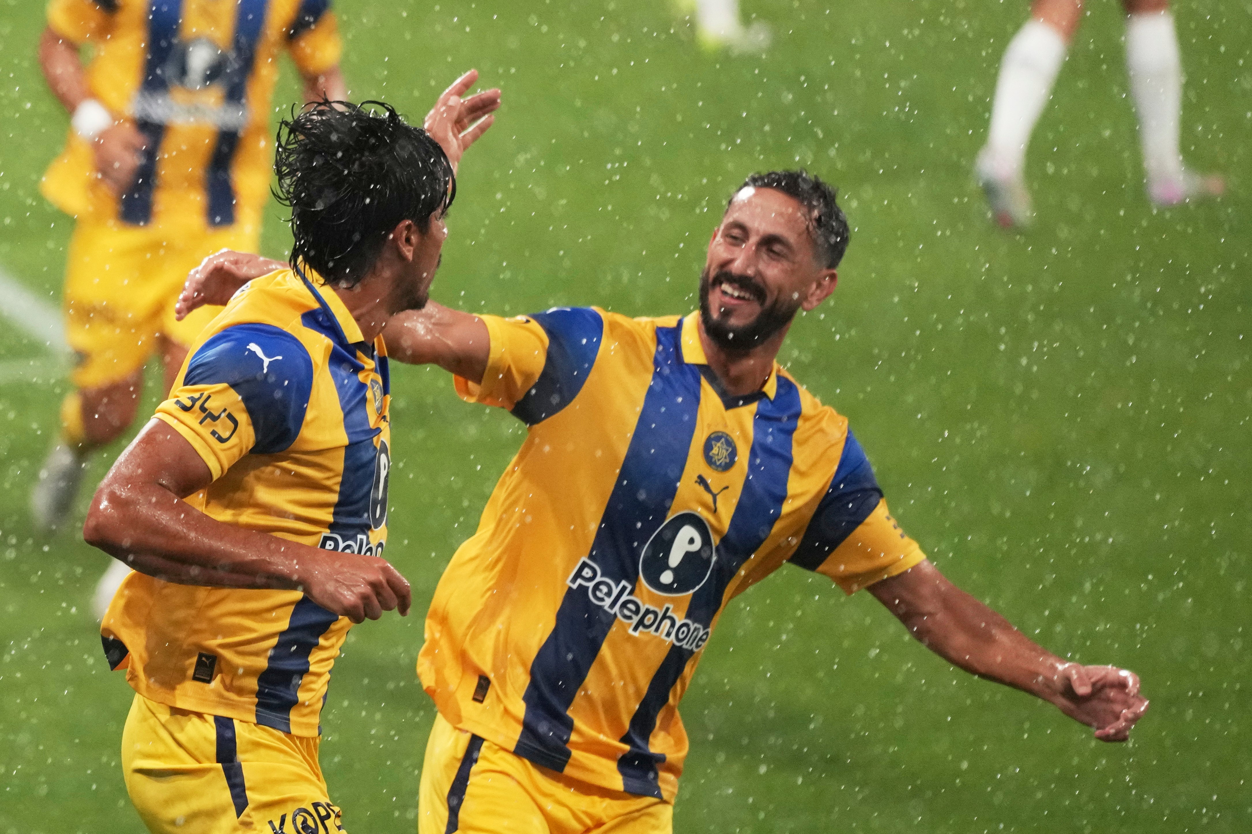 <p>Maccabi Tel Aviv players</p>