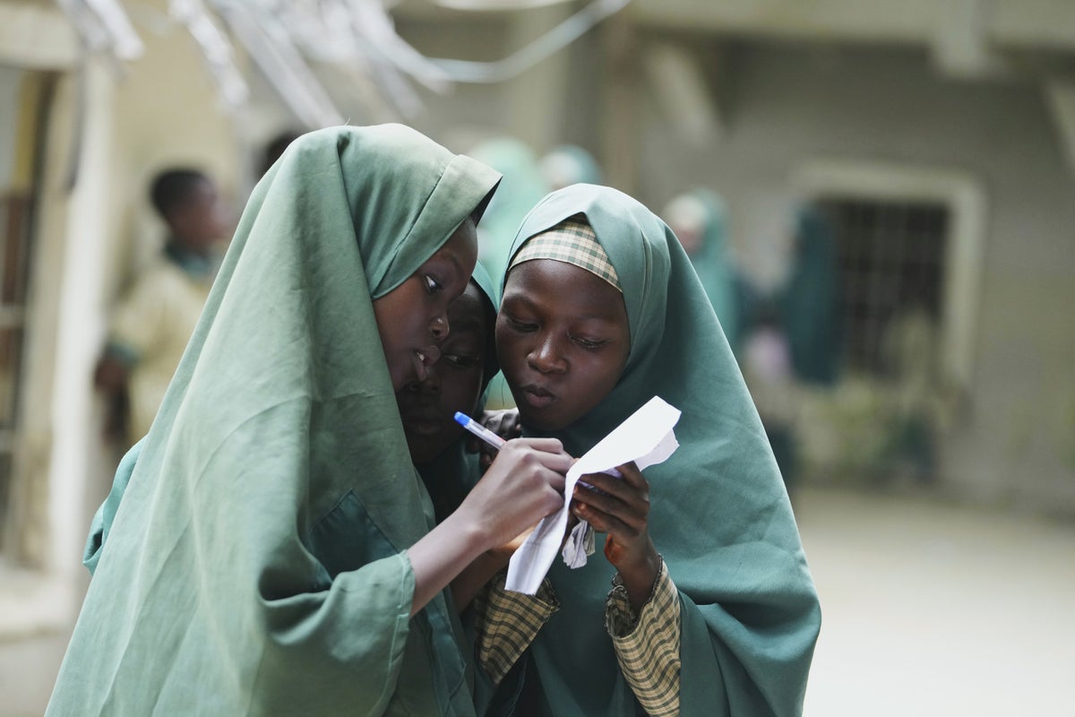 Photos show the effects on students of a school in Nigeria after losing US aid