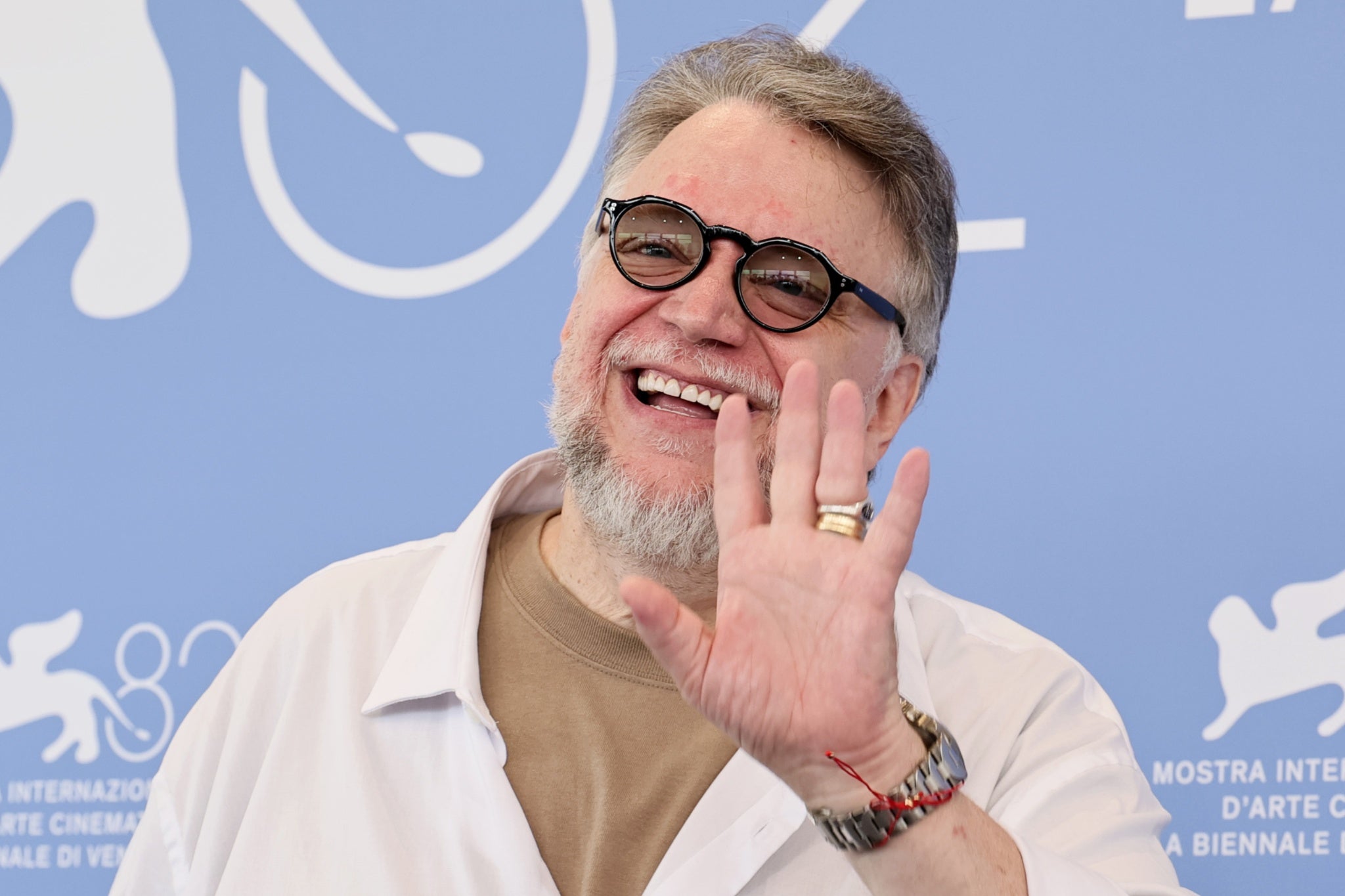 Guillermo del Toro attends the 'Frankenstein' premiere at the Venice Film Festival