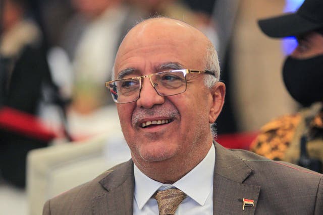 <p>Prime minister Ahmad Ghaleb al-Rahawi in Sana’a in January this year</p>