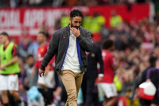 Ruben Amorim had a lot to ponder about despite Manchester United’s 3-2 Premier League win over Burnley (Martin Rickett/PA)