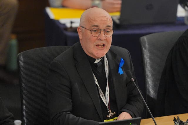 The Archbishop of York Stephen Cottrell was among the signatories of a letter calling for the Government to scrap the two-child benefit cap (Jonathan Brady/PA)