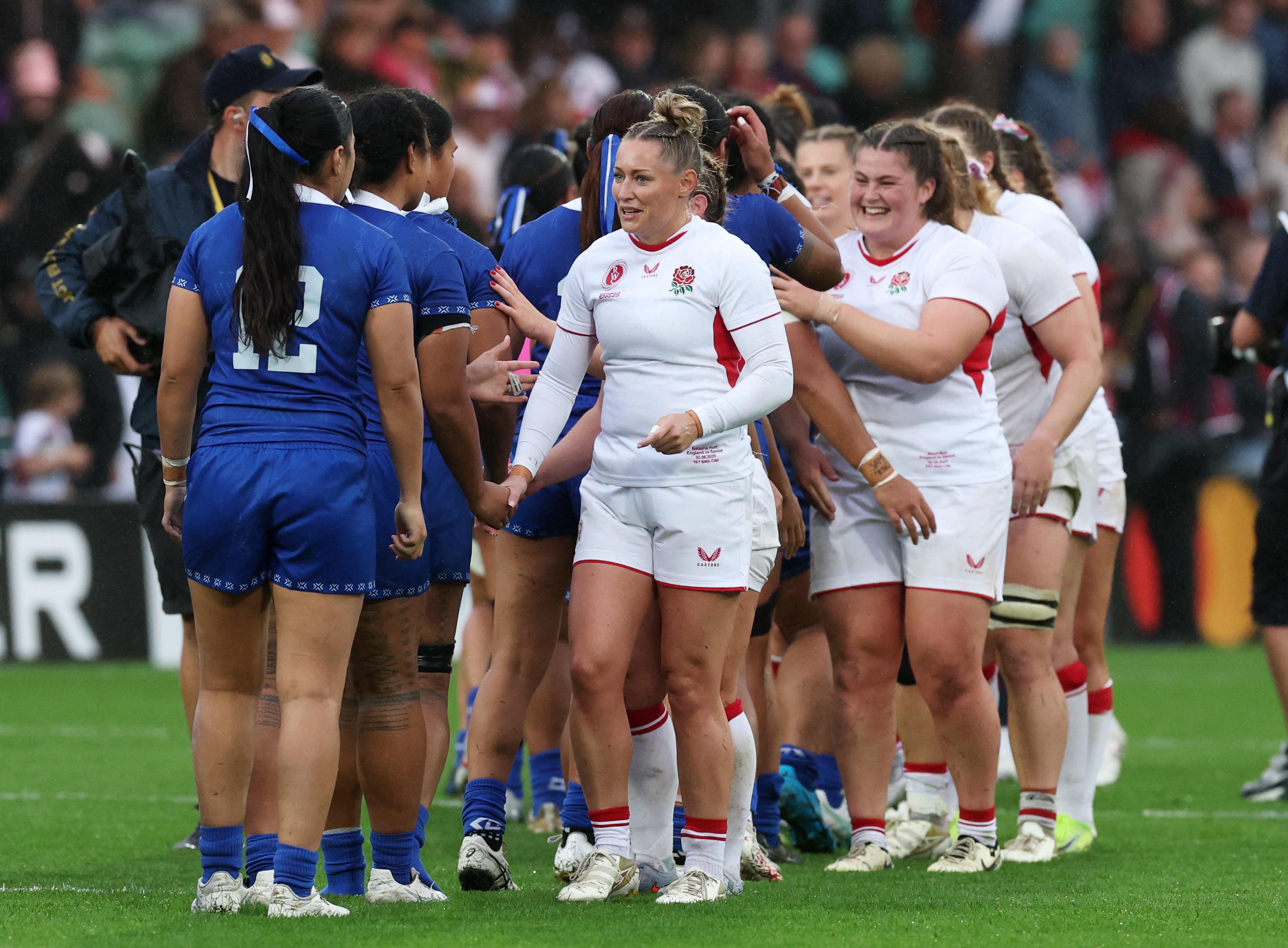 <p>England enjoyed a 92-3 victory against Samoa</p>