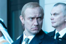 The Wizard of the Kremlin, Venice review – Jude Law is an intense, torso-baring Putin in this mediocre drama