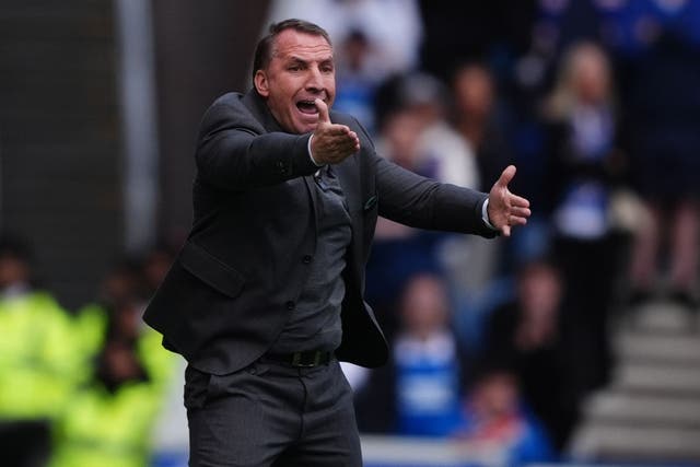 Celtic manager Brendan Rodgers admits it was a low quality Old Firm battle at Ibrox (Andrew Milligan/PA)