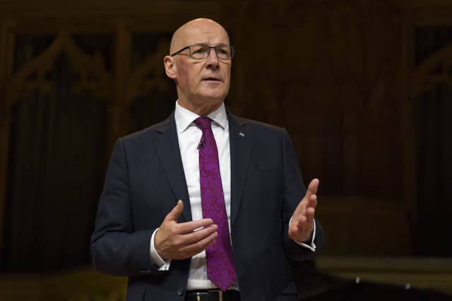 John Swinney insisted the move was affordable (Jane Barlow/PA)