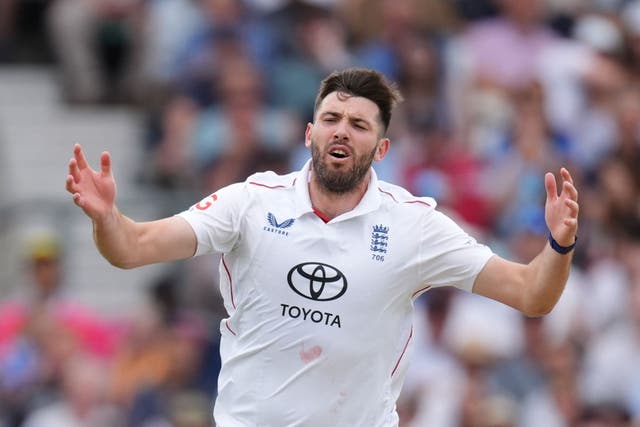 Jamie Overton in action against India (Ben Whitley/PA)