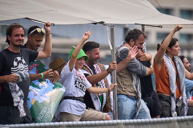 <p>Spain Gaza Flotilla</p>