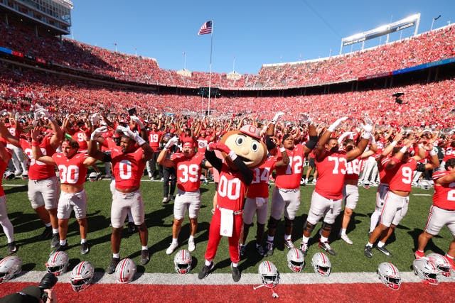 <p>Ohio State Buckeyes beat Texas over the weekend</p>