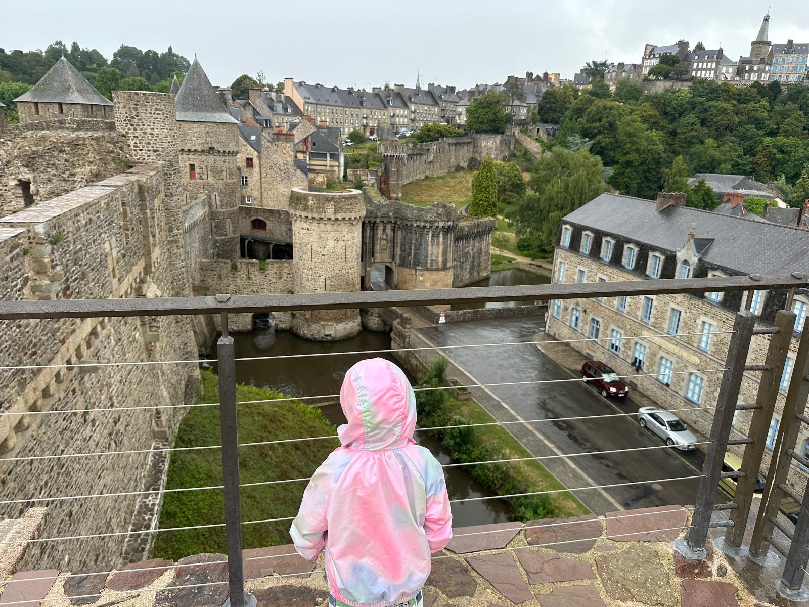 Fougers Castle, about an hour driving, the largest medieval castle in Europe and a great day