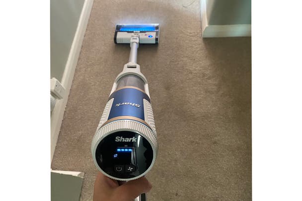 I found this easy to move over different surfaces and around furniture (Zoe Griffin/The Independent)