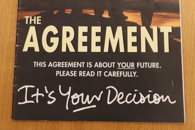 A report has rejected the contention that the UK cannot withdraw from the ECHR without violating the Good Friday Agreement (Niall Carson/PA)