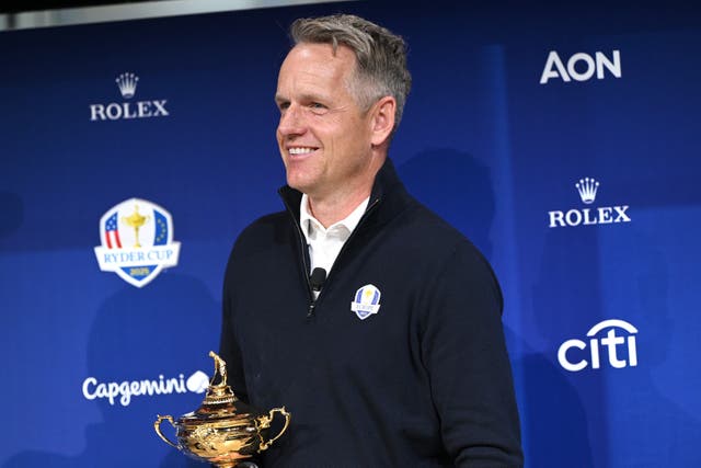 Luke Donald named a familiar Ryder Cup team but promised a new approach (Anthony Behar/PA)
