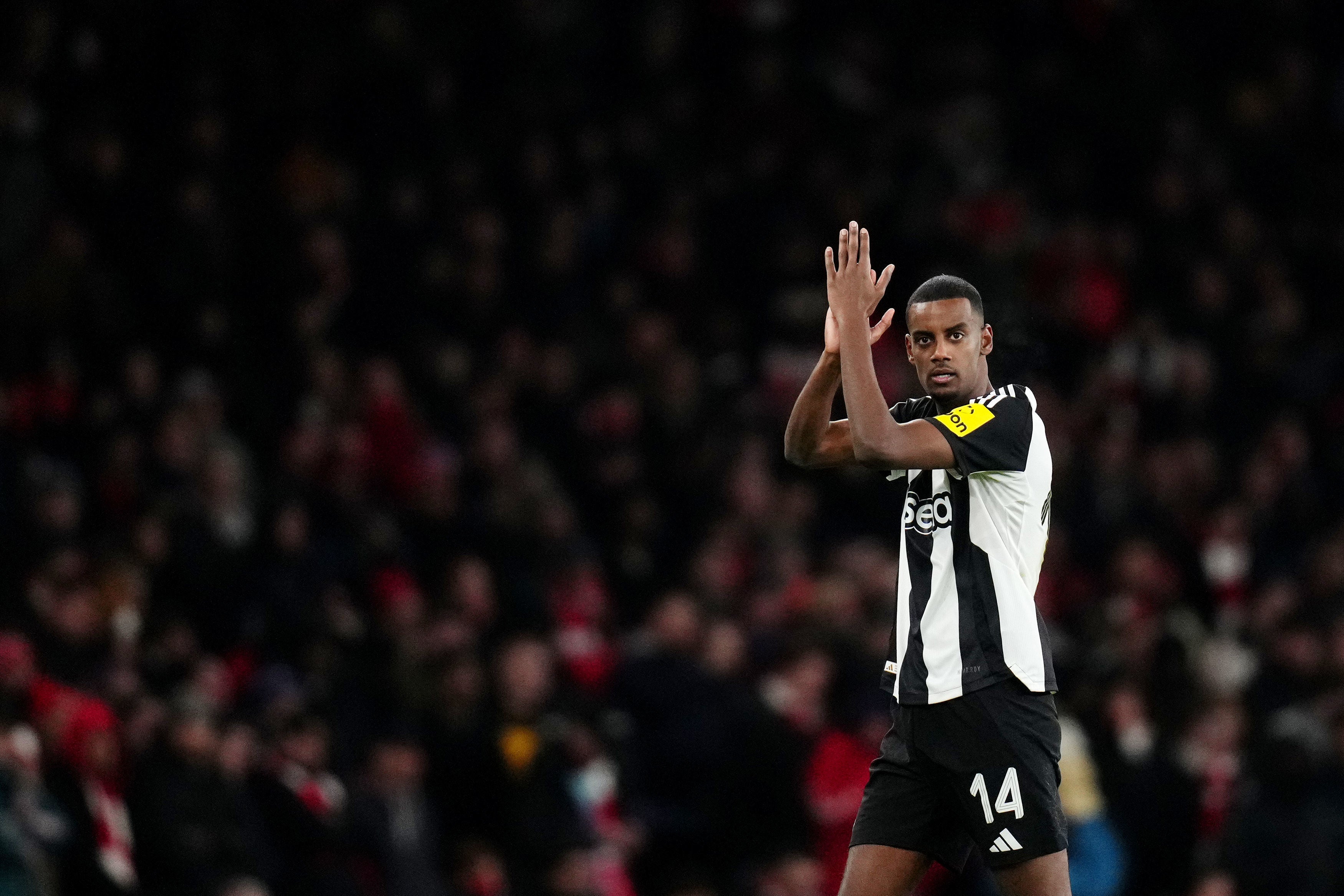 Isak was accused of engineering his move away from St Jamesโ Park (Owen Humphreys/PA)