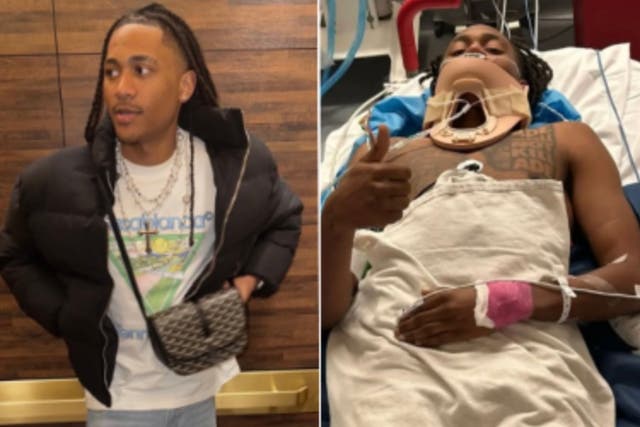 <p>'Love Island USA' star Taylor Williams was hospitalized after being trampled by a horse during a recent rodeo accident</p>