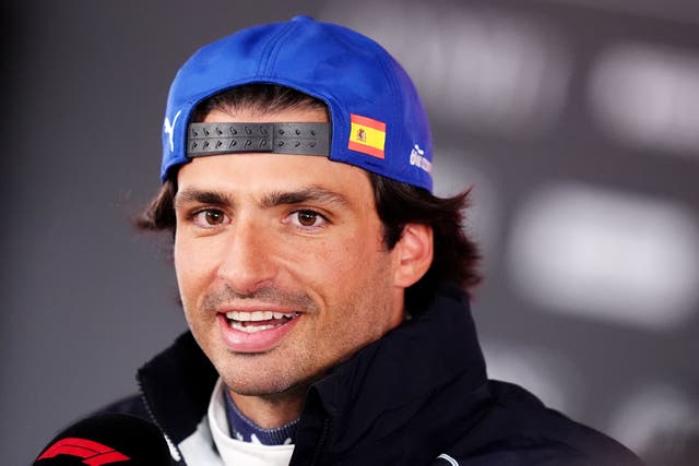 Carlos Sainz is confident he can become world champion with Williams (Bradley Collyer/PA)
