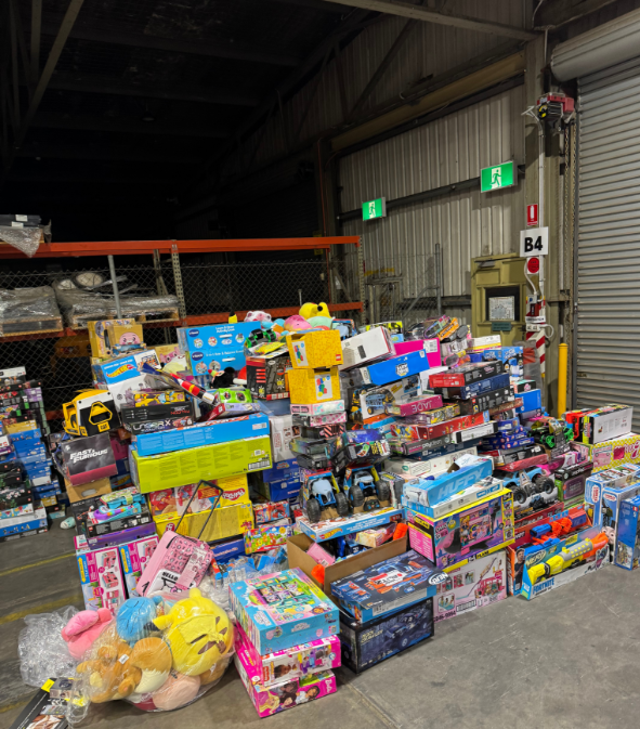 <p>At least 1,700 unopened Lego sets were recovered from a residence in Royal Park on Saturday, police said</p>
