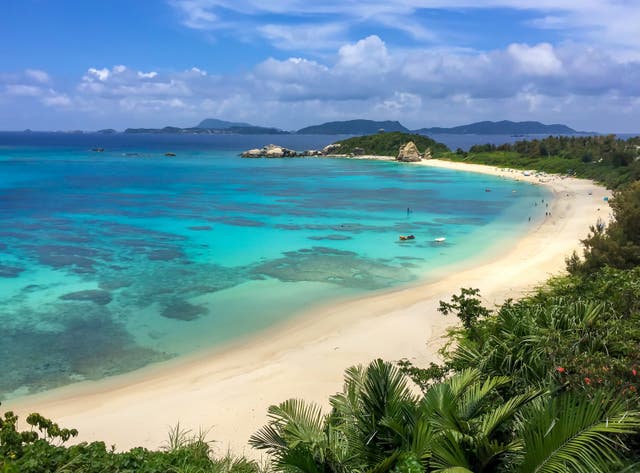 <p>The Kerama Islands are found in Keramashoto National Park, southwest of Okinawa, Japan, and are a famously good spot for diving</p>