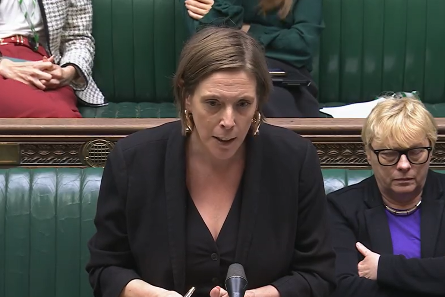 Jess Phillips speaking in the Commons on Tuesday (House of Commons/PA)
