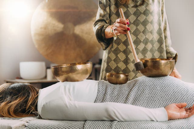 <p>Sound healing often induces a deep parasympathetic state, which contrasts sharply with the stress-heavy sympathetic fight or flight state we often find ourselves in</p>