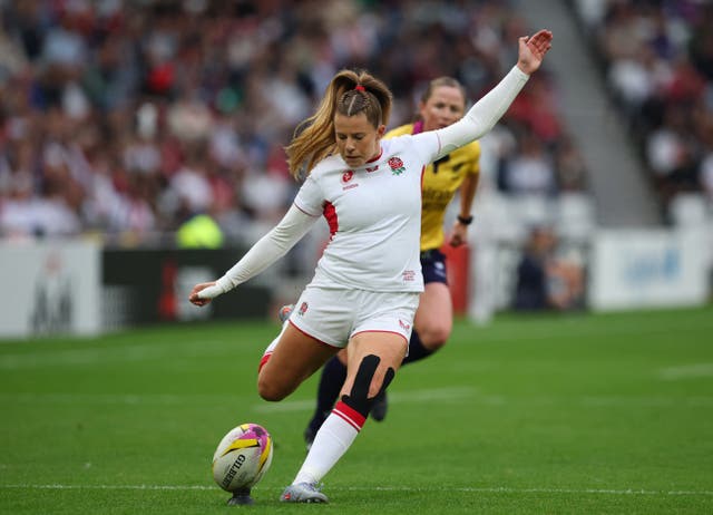 <p>Zoe Harrison starts at fly half for England</p>