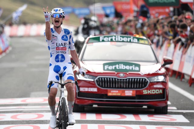 <p>Vine suma ya cuatro victorias de etapa en la Vuelta a España a lo largo de su carrera</p>