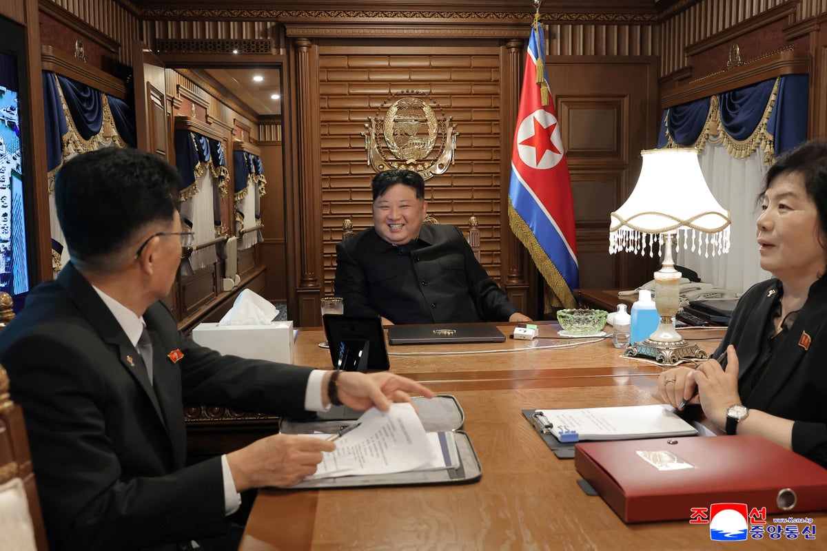 Kim Jong Un Arrives China Armored Train Meets Xi Putin