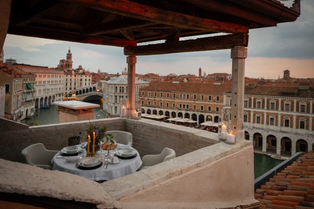 <p>Booking a luxury hotel often means you have access to the best seats in the house, overlooking the Venice canal</p>