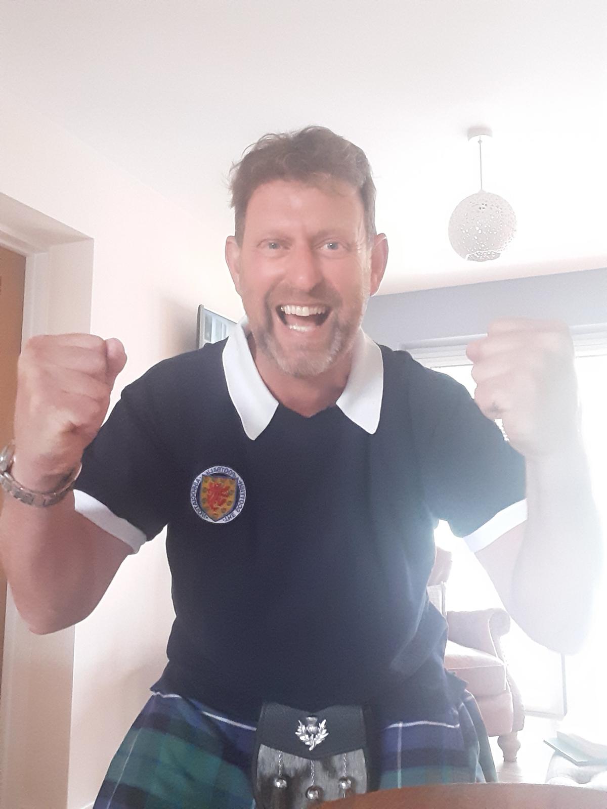 Mr Soctt before his diagnosis