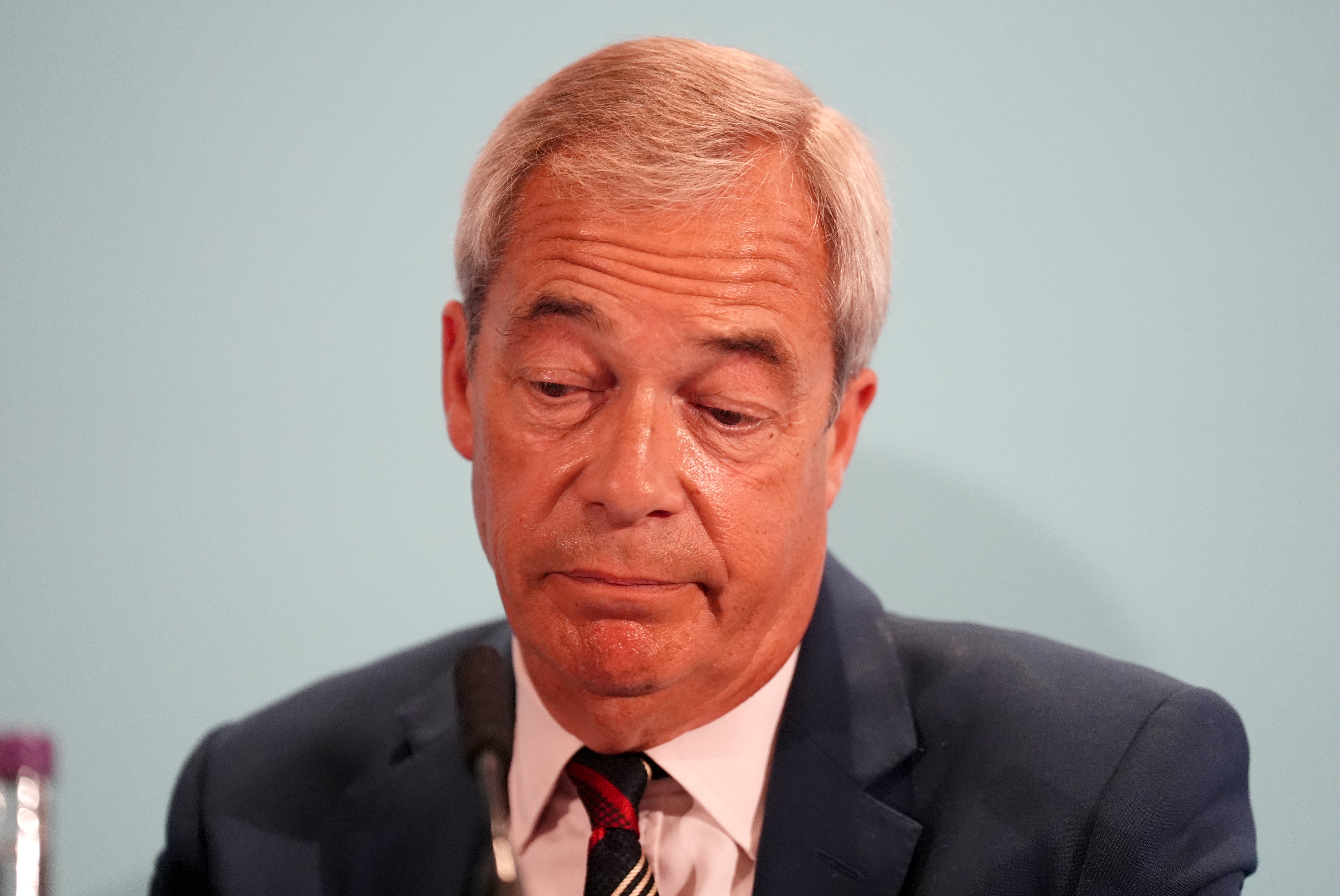 Liz Truss failed to give a direct answer when asked if she wanted to join Nigel Farage’s Reform UK (Andrew Milligan/PA)